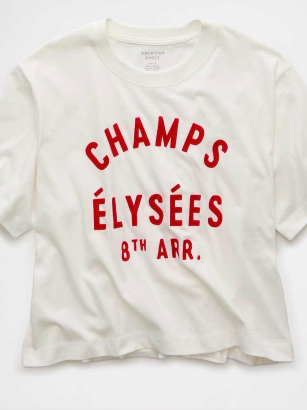 American Eagle Boxy Fit Cropped Tee - size XL NWT